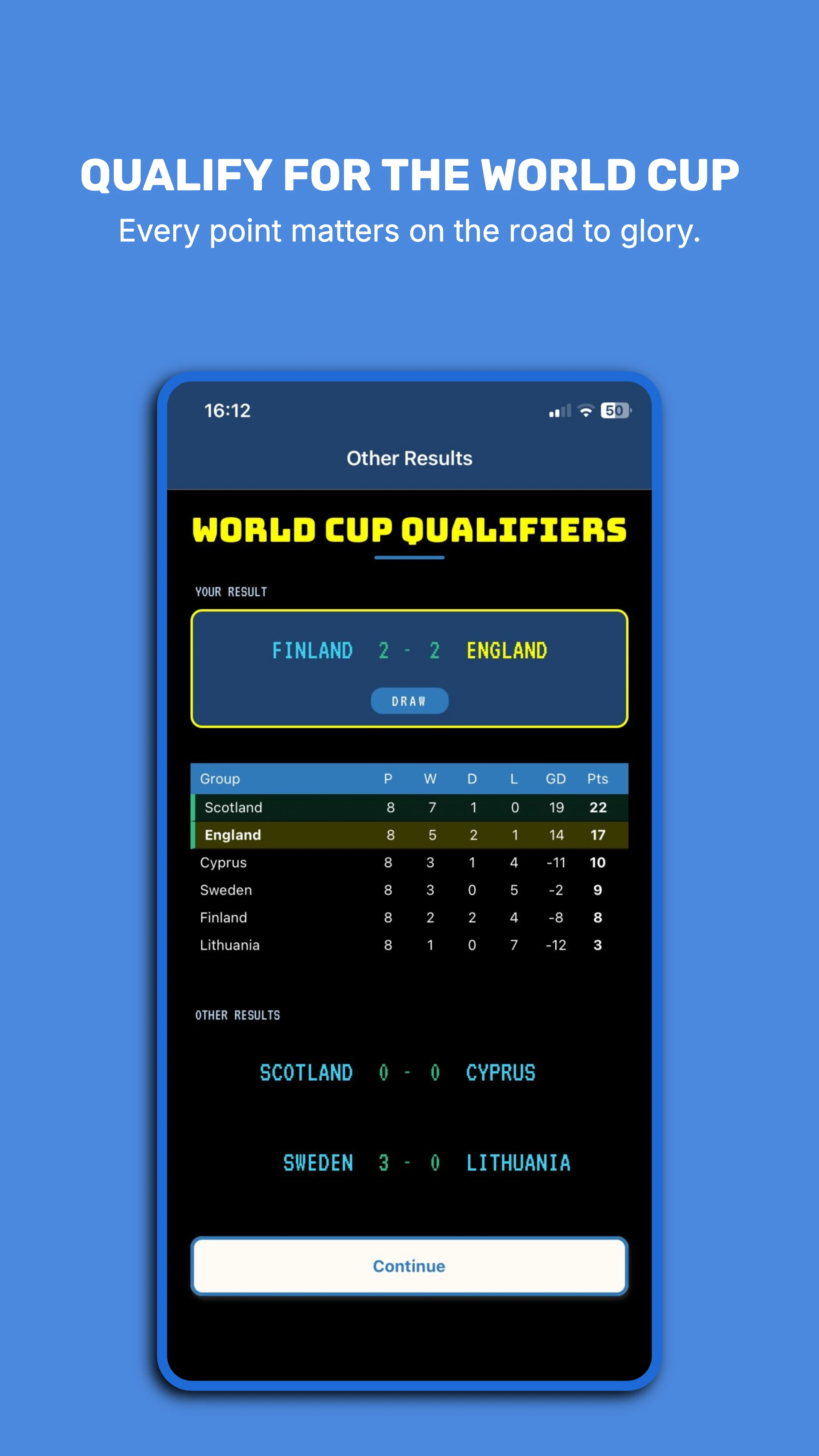 International Football Manager screenshot