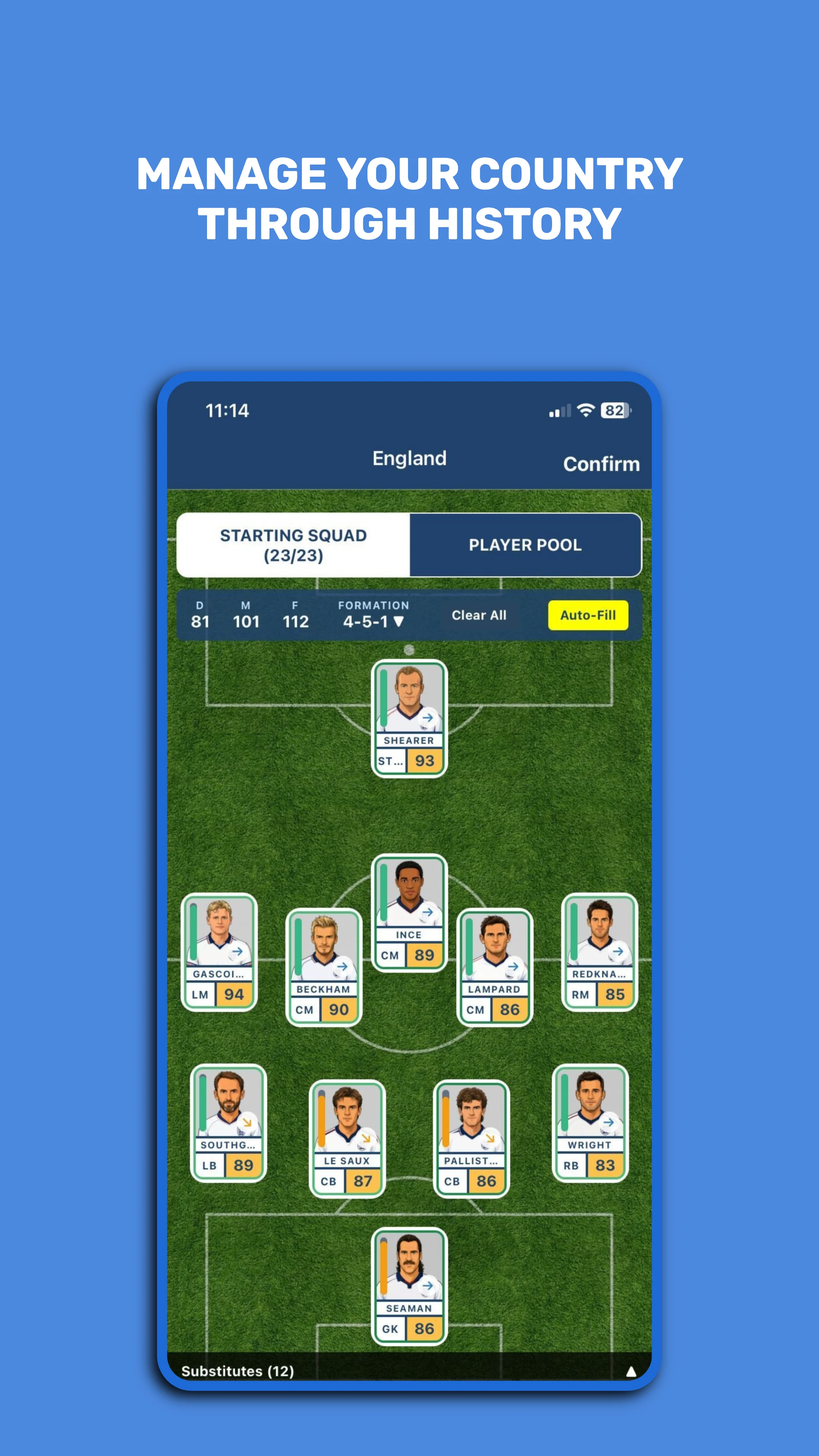 International Football Manager screenshot